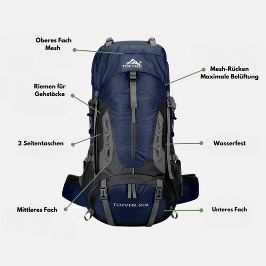 Bergmann Outdoor - 45L Rucksack - Wasserdicht