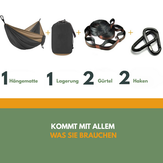 Fallschirm-Hängematte - XXL - Leichtgewicht