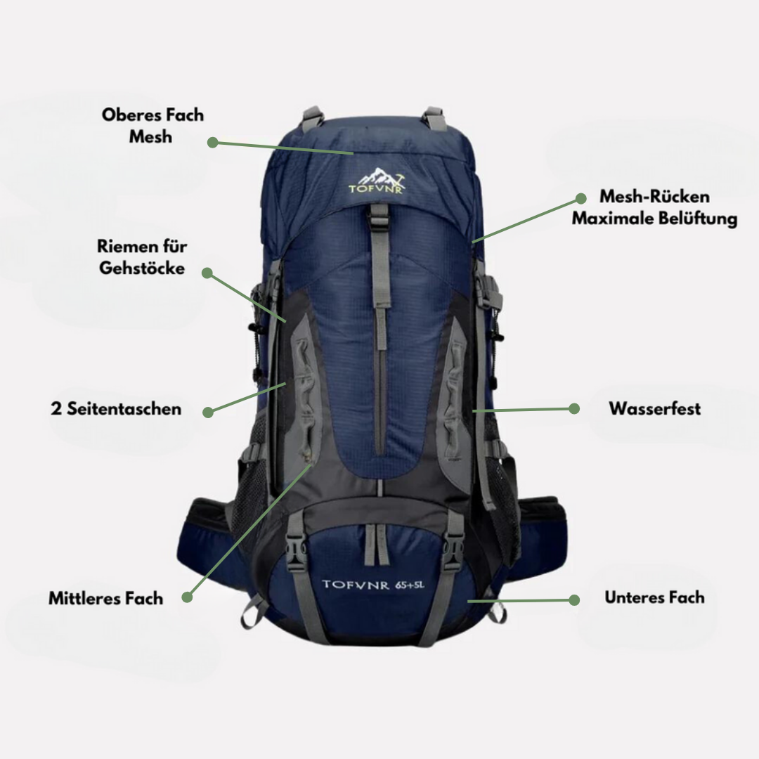 Bergmann Outdoor - 45L Rucksack - Wasserdicht